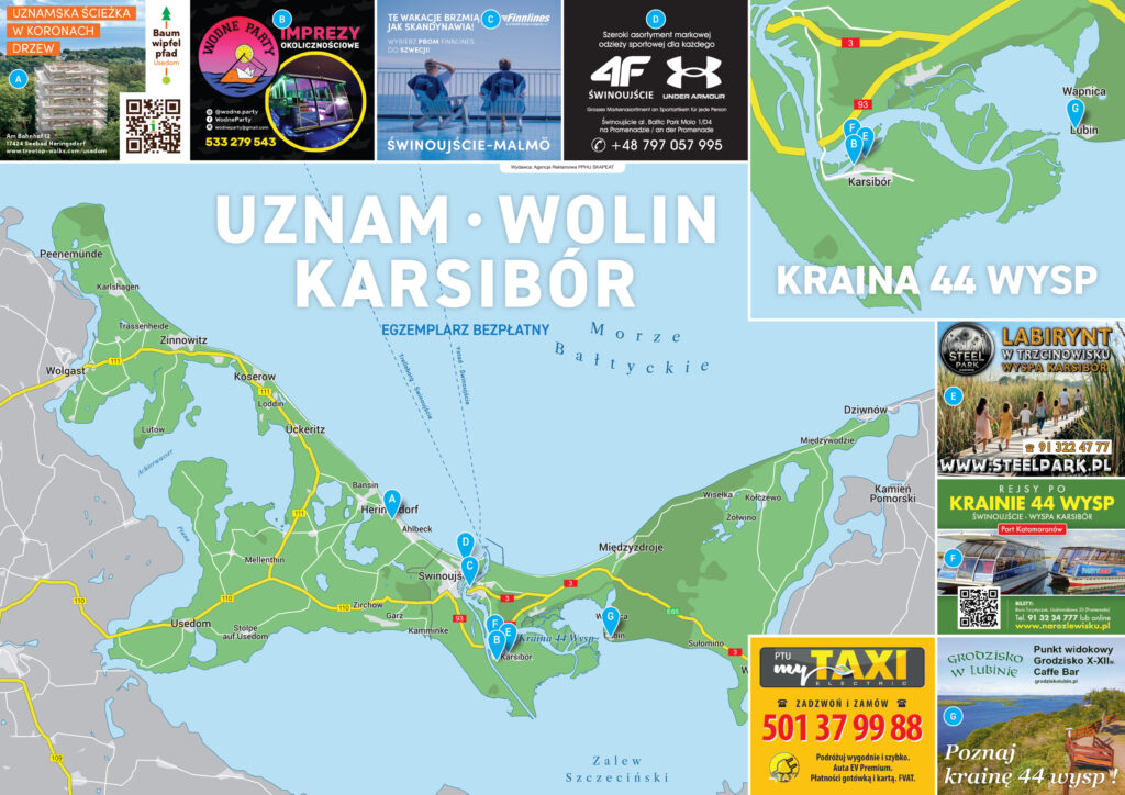 Bezpłatna mapa Świnoujścia 2025