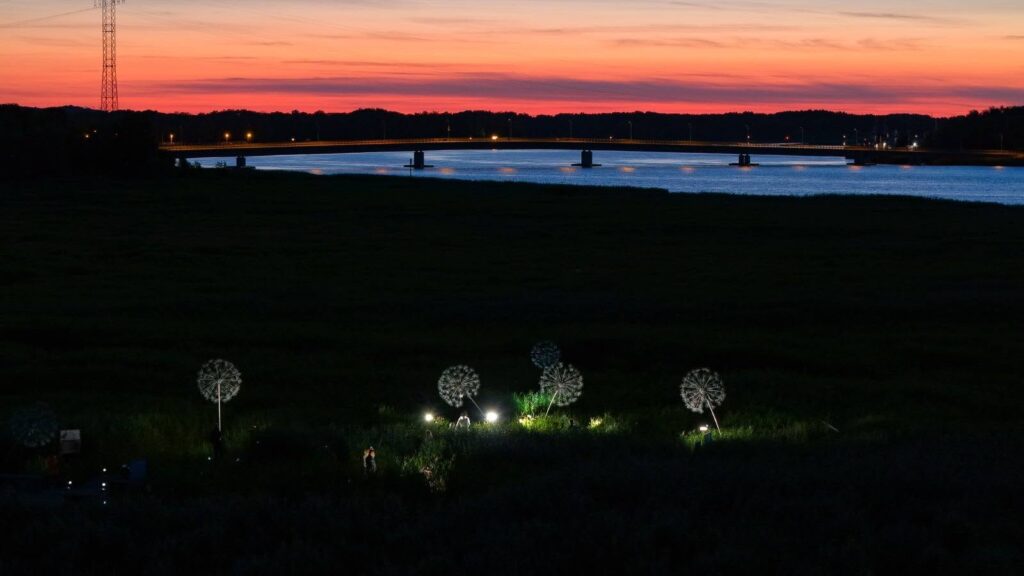 Wystawa Steel Park Świnoujście. Wieczorne i nocne zwiedzanie.